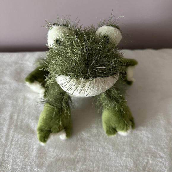 Ganz Other - Baby Ganz Webkinz Shaggy Green Frog Plush 7" Stuffed Animal - No code